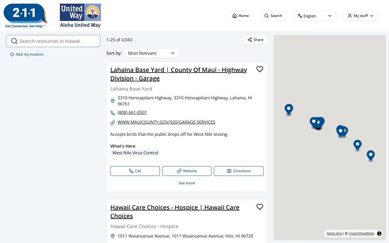 211 Hawaii state trial courts search showing Kaneohe District Court resources for Kailua traffic records